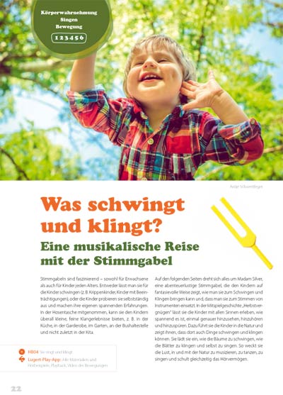Veröffentlichung in Zeitschrift „Musik in der Kita“ Ausgabe 3/24