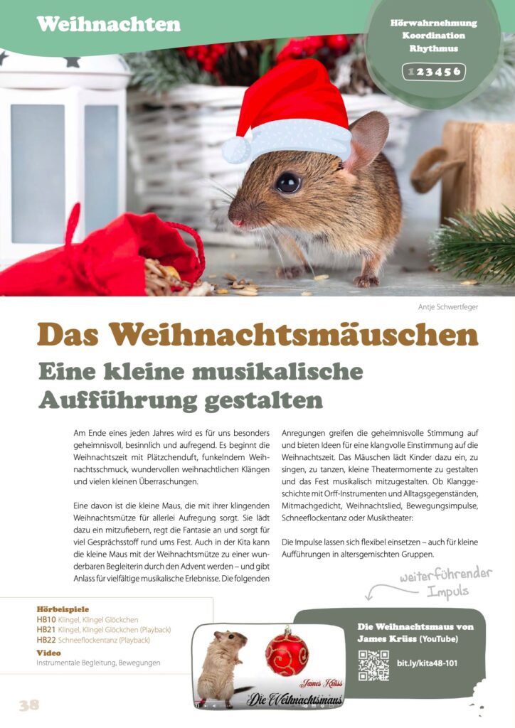 Veröffentlichung in Zeitschrift „Musik in der Kita“ Ausgabe 4/25